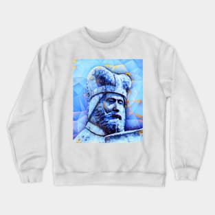 Geoffrey of Monmouth Portrait | Geoffrey of Monmouth Artwork | Geoffrey of Monmouth  Painting 14 Crewneck Sweatshirt